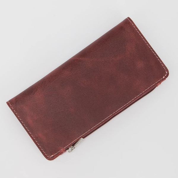 Изображение товара Портмоне Poshete 604-137NPK-BRD (бордовый)