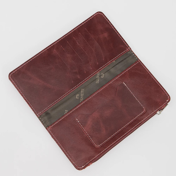 Изображение товара Портмоне Poshete 604-137NPK-BRD (бордовый)