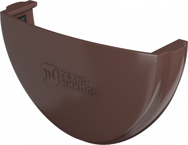 Изображение товара Заглушка желоба Технониколь ПВХ 128260 (коричневый)