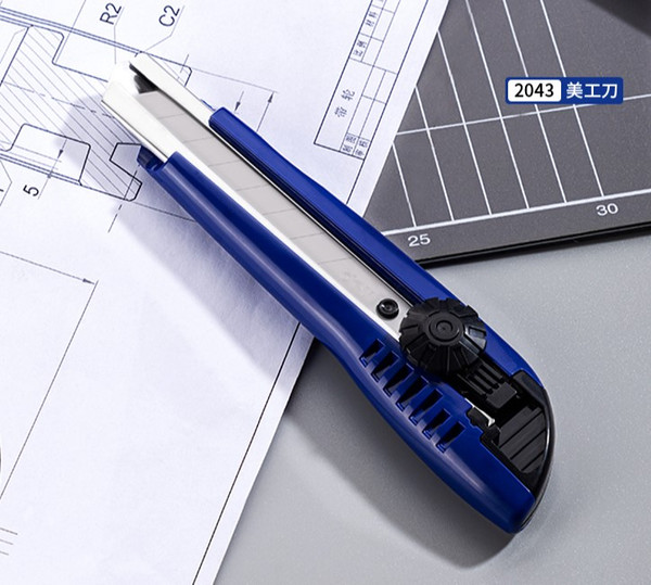 Изображение товара Нож канцелярский Deli Pro / 2043 (синий)