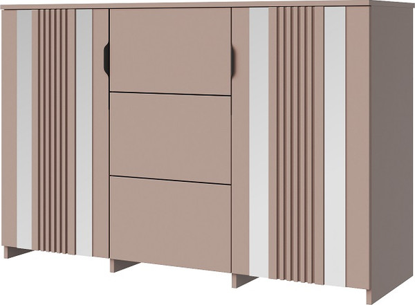 Изображение товара Комплект мебели для спальни Мебель-КМК Харди 5 КМК 1008 (латте 640/SAT 34 ирландский ликер)