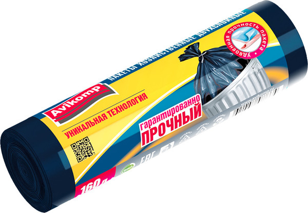 Изображение товара Пакеты для мусора Avikomp Уникальные технологии / 87334 (5шт)