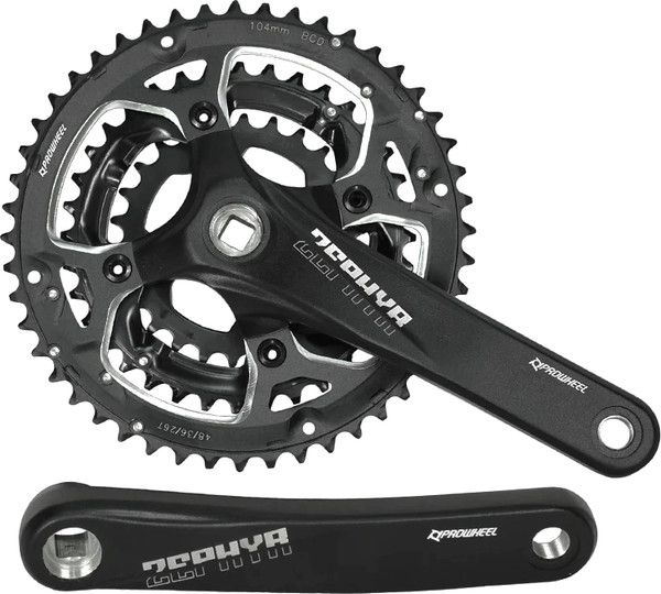 Изображение товара Система шатунов для велосипеда Prowheel Zephyr-751 AL-6061-T6 / HQ-0005394