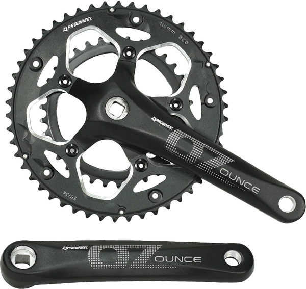 Изображение товара Система шатунов для велосипеда Prowheel Road Ounce-521C-N(50-34)AL-6061-T6 / H000014450