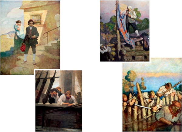 Изображение товара Книга Азбука Остров Сокровищ. Черная стрела. Похищенный. Катриона (Стивенсон Роберт)