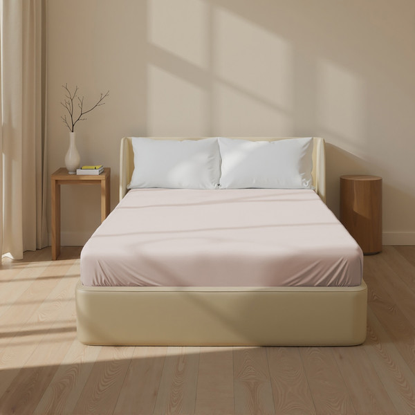 Изображение товара Простыня Sima-Land Home Beige 10389605 на резинке