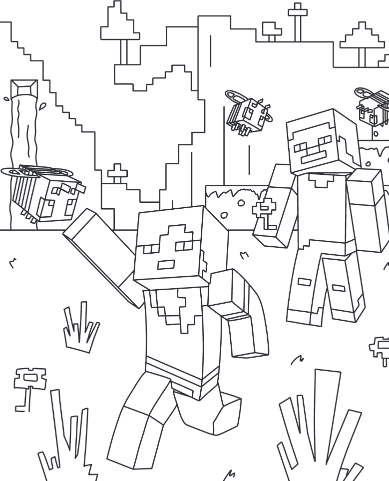 Изображение товара Раскраска Бомбора Мегакрутая раскраска Майнкрафт. Зажги свой мир красками!