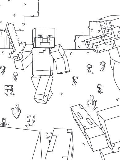 Изображение товара Раскраска Бомбора Мегакрутая раскраска Майнкрафт. Зажги свой мир красками!