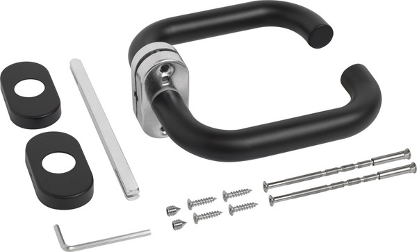 Изображение товара Ручка дверная Стандарт 0903 SS (60-90) Inox (черный)