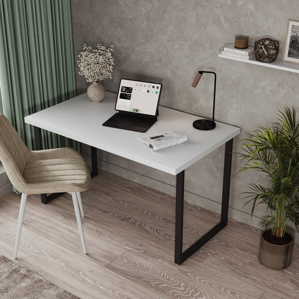 Изображение товара Письменный стол Mio Tesoro Bliss 36 120x66 (белый/черный)