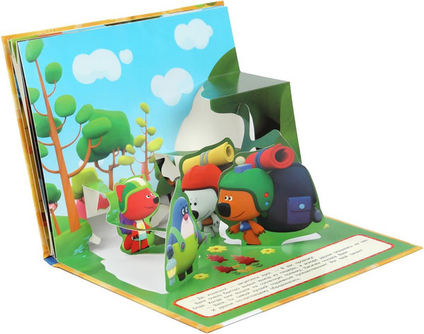 Изображение товара Книжка-панорамка Умка Как найти талант. Ми-ми-мишки, твердая обложка