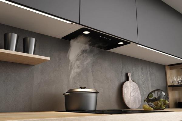 Изображение товара Вытяжка скрытая Elikor Врезной блок Box 50П-1000-Э4Д / 290032 (черный)