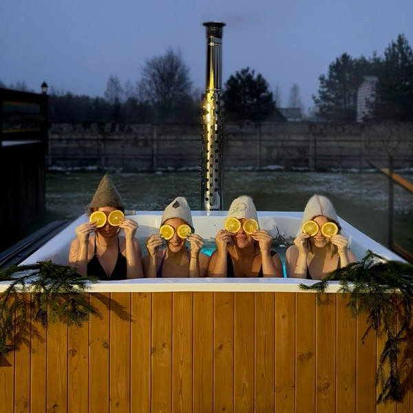 Изображение товара Купель Polarspa Elite Quattro термососна 180 (с утеплением композитной чаши)