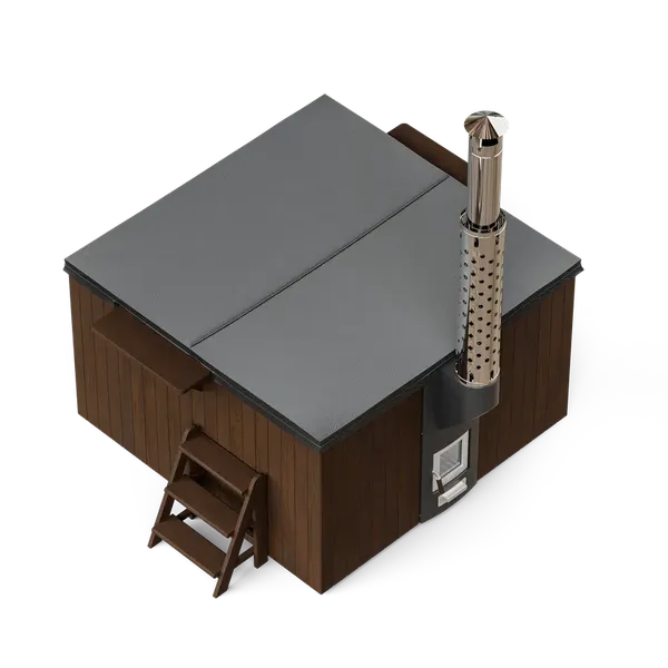 Изображение товара Купель Polarspa Elite Quattro термососна 180 (с утеплением композитной чаши)