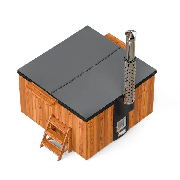 Изображение товара Купель Polarspa Elite Quattro термососна 180 (с утеплением композитной чаши)