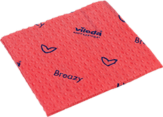 Изображение товара Салфетка хозяйственная Vileda Бризи 36x35см SRN616 (красный)