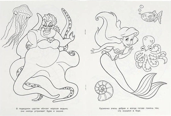 Изображение товара Набор раскрасок Умка Раскраска Принцессы и питомцы 6 в 1, мягкая обложка