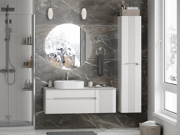 Изображение товара Шкаф-пенал для ванной Brevita Pallisandro 35 / PAL-50035-011П