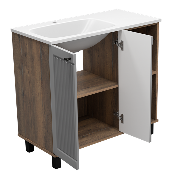 Изображение товара Тумба под умывальник Brevita Lumus 90 / LUM-06070-0842ЯL