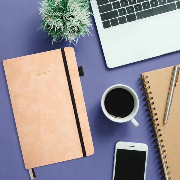 Изображение товара Ежедневник Brauberg Velvet / 116246 (160л, розовый)