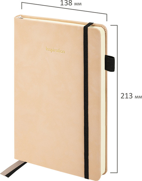 Изображение товара Ежедневник Brauberg Velvet / 116246 (160л, розовый)