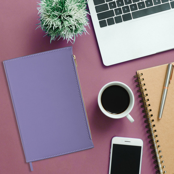 Изображение товара Ежедневник Brauberg Zipline / 116249 (160л, фиолетовый)