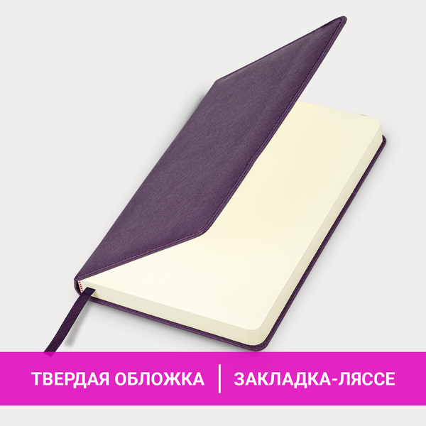 Изображение товара Ежедневник Brauberg Base / 116256 (160л, фиолетовый)