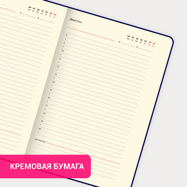 Изображение товара Ежедневник Brauberg Base / 116257 (160л, темно-зеленый)