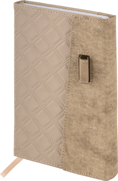 Изображение товара Ежедневник Brauberg Stitch / 116590 (160л, бежевый)
