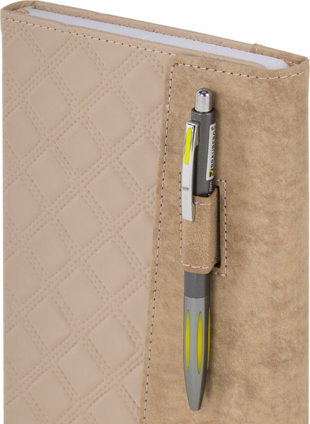 Изображение товара Ежедневник Brauberg Stitch / 116590 (160л, бежевый)