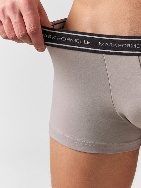 Изображение товара Комплект мужских трусов Mark Formelle 411124-2 (р.90-100, серый пепел/роботы на черном)