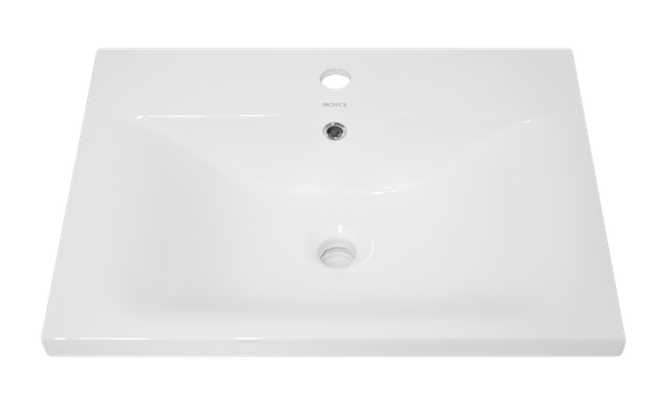 Изображение товара Тумба с умывальником Misty Лаки 60 / П-Лак-01060-5012Я+RCW-140360WH