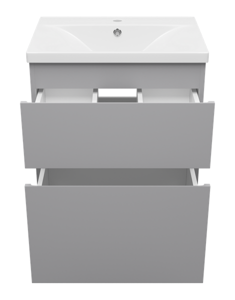 Изображение товара Тумба с умывальником Misty Лаки 60 / П-Лак-01060-5012Я+RCW-140360WH