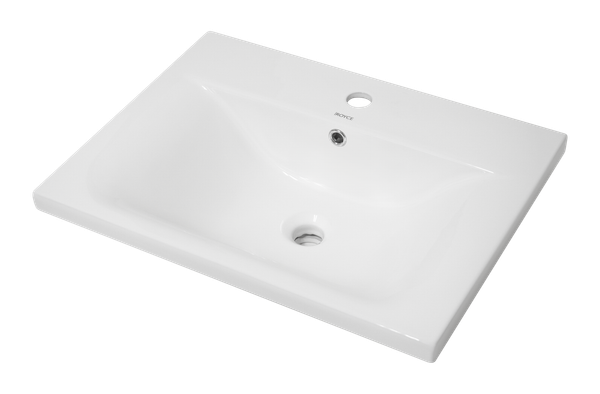 Изображение товара Тумба с умывальником Misty Лаки 60 / П-Лак-01060-5012Я+RCW-140360WH