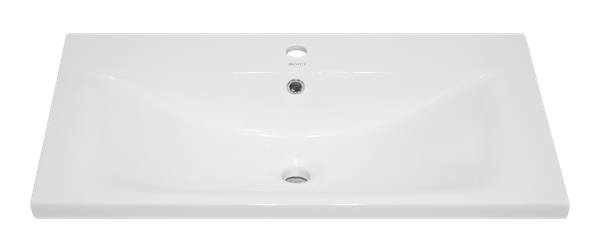 Изображение товара Тумба с умывальником Misty Лаки 80 / П-Лак-01080-5012Я+RCW-140380WH