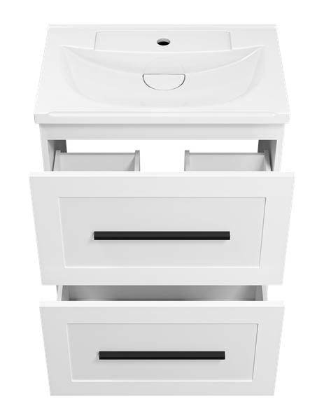 Изображение товара Тумба с умывальником Misty Модерн 60 / П-Мод07060-011Пр+Р-Евв14060-Д