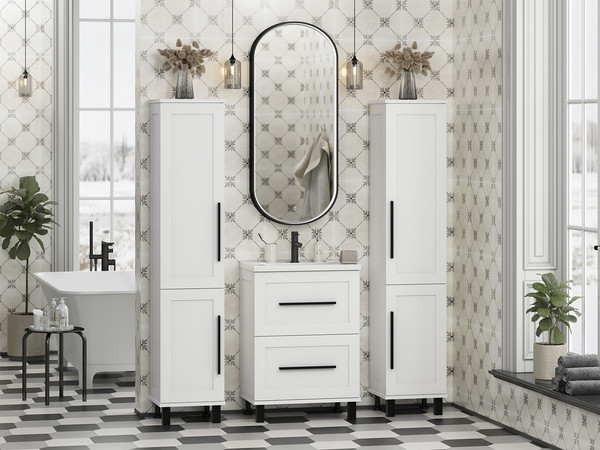 Изображение товара Тумба с умывальником Misty Модерн 60 / П-Мод07060-011Пр+Р-Евв14060-Д