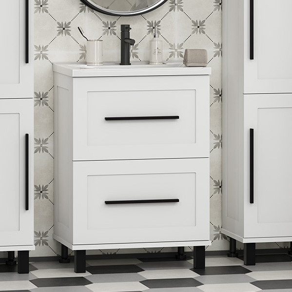 Изображение товара Тумба с умывальником Misty Модерн 60 / П-Мод07060-011Пр+Р-Евв14060-Д