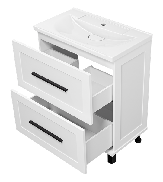 Изображение товара Тумба с умывальником Misty Модерн 70 / П-Мод07070-011Пр+Р-Евв14070-Д