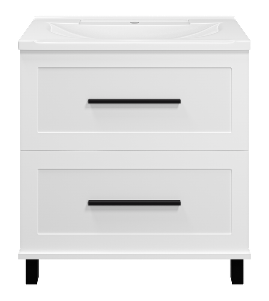 Изображение товара Тумба с умывальником Misty Модерн 80 / П-Мод07080-011Пр+Р-Евв14080-Д