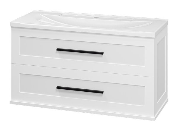 Изображение товара Тумба с умывальником Misty Модерн 100 / П-Мод09100-011Пр+Р-Евв14100-Д