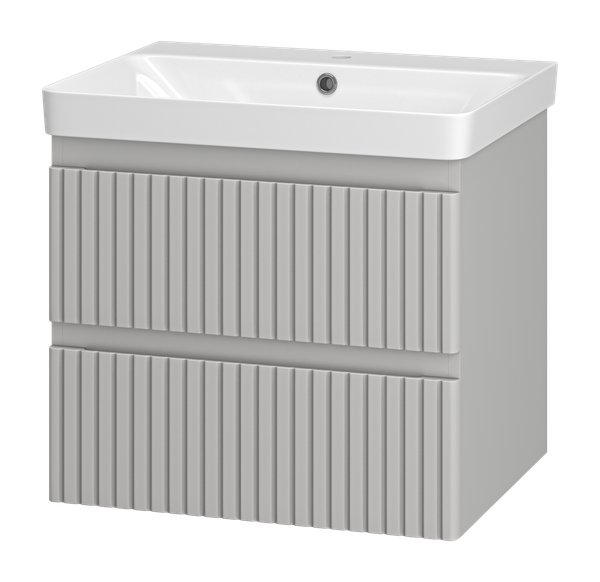 Изображение товара Тумба с умывальником Brevita Victory 60 / VIC-07060-0302Я+11060-KL