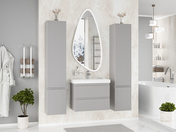 Изображение товара Тумба с умывальником Brevita Victory 70 / VIC-07070-0302Я+11070-KL