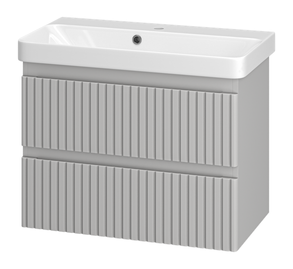 Изображение товара Тумба с умывальником Brevita Victory 70 / VIC-07070-0302Я+11070-KL