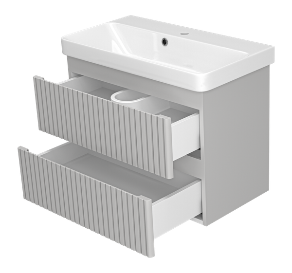 Изображение товара Тумба с умывальником Brevita Victory 70 / VIC-07070-0302Я+11070-KL