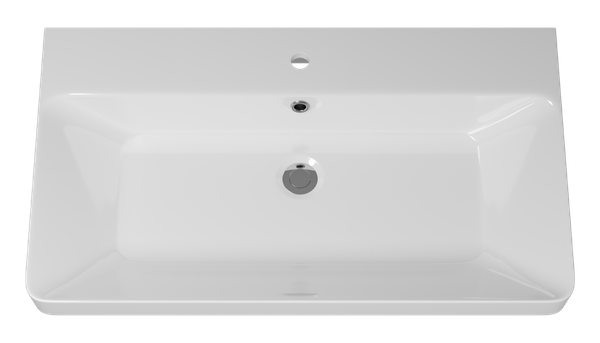 Изображение товара Тумба с умывальником Brevita Victory 80 / VIC-07080-0302Я+11080-KL