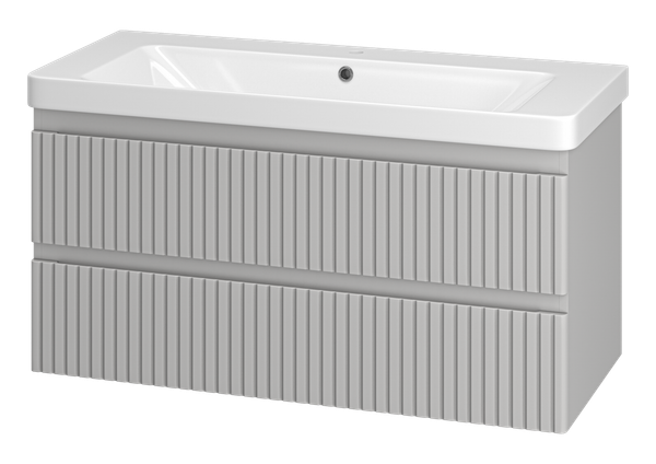 Изображение товара Тумба с умывальником Brevita Victory 105 / VIC-07105-0302Я+11105-KL