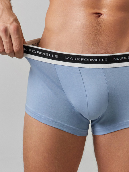 Изображение товара Комплект мужских трусов Mark Formelle 411124-2 (р.98-108, пыльный голубой/серый пепел)