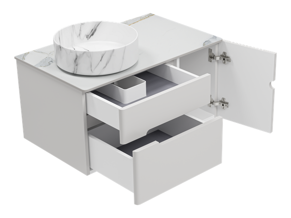 Изображение товара Тумба под умывальник Brevita Pallisandro 80 / PAL-50080-501П2Я+PA01-80