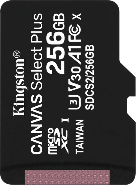 Изображение товара Карта памяти Kingston Canvas Select Plus microSDXC 256GB SDCS2/256GBSP